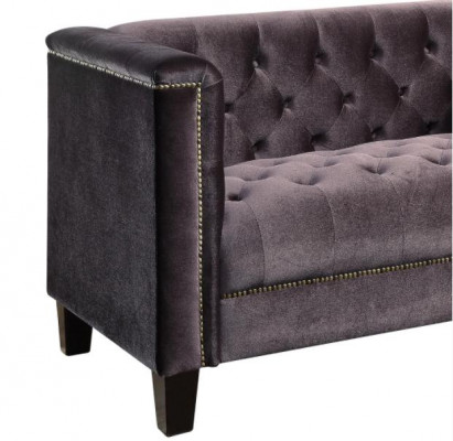 Hellgréng Dräisëtzer Textil Chesterfield Wunnzëmmer Modern Design Canapé Sofa