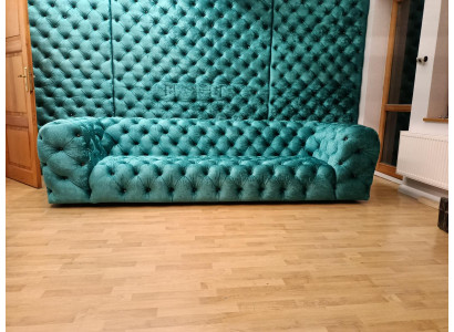 Chesterfield Italienesch Miwwelen Sofa 4 Sëtzer Luxus Design Couch Sofa Luxus Nei