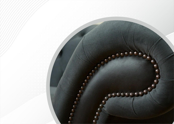 Chesterfield Original Miwwelen 4-Sëtz Couch Polster Sofas Couchen