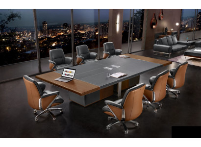 Modernen XXL Büro Konferenztisch Dëscher Iesszëmmer Versammlung Dësch