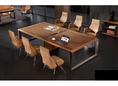 Bespriechungs- a Konferenztische Design Luxus Büro Miwwel Versammlung 7 Stécker.