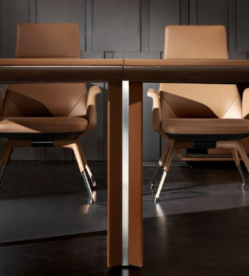 Bespriechungs- a Konferenztische Design Luxus Büro Miwwel Versammlung 7 Stécker.