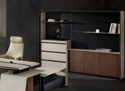 Aktiounsschaf Bibliothéik Regaler Dekor Schaf Luxus Büro Miwwel Schief