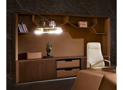 Büro Dossier Regal Schaf Holz Regaler Schief Office Wunnzëmmer