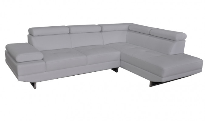 Eck Lieder mat USB Modern XXL Couch Wunnlandschaft Liederkanapee Sofa L-Form B2003
