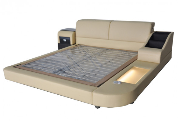 Exklusiv Multifunktional Duebel Better Hotel Ehe Polster Lieder Bett + USB Luxus Nei