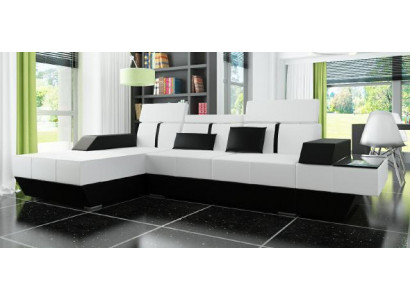 Liederdivan mat USB Sofa Ecksofa Eckcouch Liederkanapee Polster Eck Massanfertigung