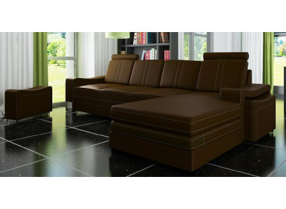 LEDERSOFA WUNNLANDSCHAFT ECKSOFA NEI GARNITUR SOFA XXL LEDERCOUCH mat USB FRANCO