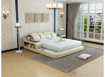 Liederbett mat USB, Luxus Polster Better Duebel Modern Ehe 140/160/180 LB8821