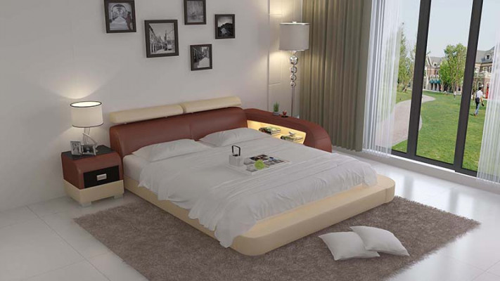 Bett mat USB Polsterbett Luxus Bett Duebelbett Ehebett Better 140/160/180 LB8801