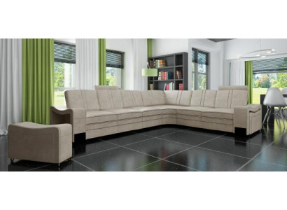 Stoffcanapé Textil Polster Eckcanapé Canapé Sofa Ecksofa Wunnlandschaft