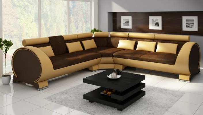Wunnlandschaft Canapé Polster Sofa Sëtz Eck Eck Wunnlandschaft Garnitur LT01 NEI