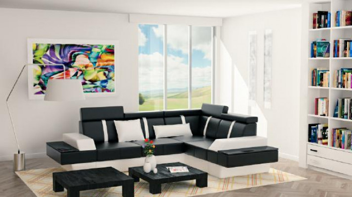 Designer Wunnlandschaft Eckcouch Nei Couch Sofa Polster Ledersofa Sofas Garnitur