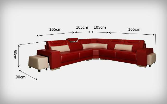 Wunnlandschaft Polster Eck Eck Sofa Canapé Garnitur Landschaft Lieder Sëtz PH739