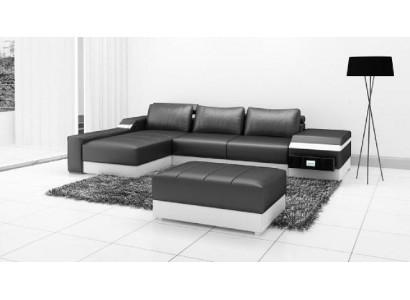 Eckcouch Eck Sofa Canapé Polstersëtz Lieder Garnitur Wunnlandschaft Chaise Longue Canapéen