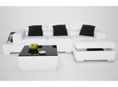 Liederkanapee Sofa mat USB Wunnlandschaft Ecksofa Ecke Garnitur Design Modern K5006D