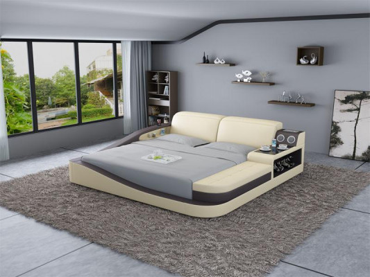 Multifunktiouns-Bett Bluetooth Boxen Luxus Design Lieder-Bedden Hotel Duebel Nei