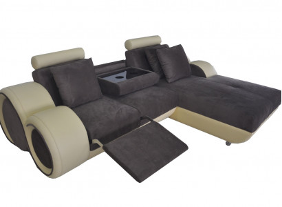 Design Couch Ecksofa Lieder Eck Garnitur Ecke Landschaft Polster L-Form