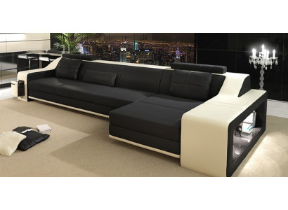 Design Eckcanapé Canapé Sofa Couch Polster Sëtz Ecke Garnitur Canapéë Leder Textil
