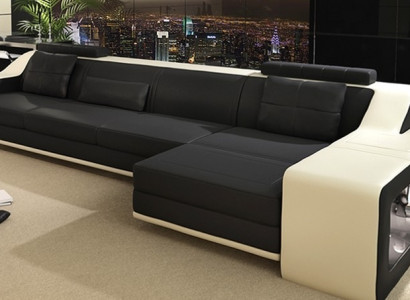 Design Eckcanapé Canapé Sofa Couch Polster Sëtz Ecke Garnitur Canapéë Leder Textil