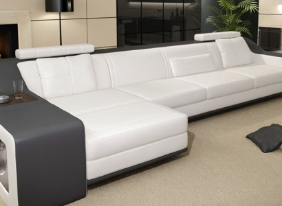 Design Ecksofa Sofa Couch Polster Sëtz Eck Garnitur Sofen Lieder Textil Themar WG