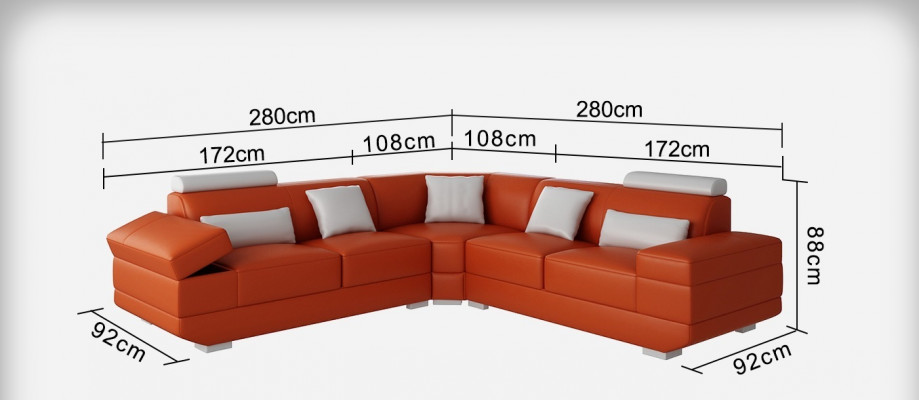 Ledersofa Couch Wunnlandschaft Modern Ecksofa Ecksofa Design Garnitur