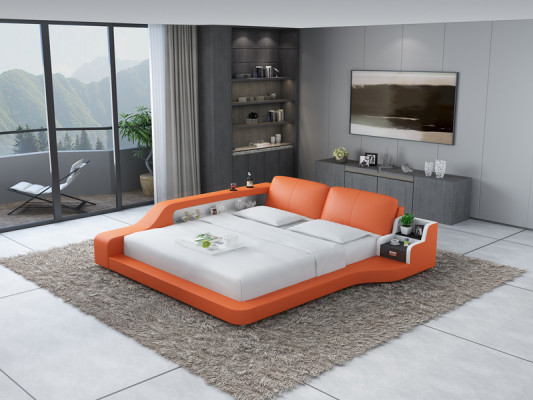 Designer Bett Polsterbett Luxusbett Duebelbett Ehebett Better 140/160/180 cm