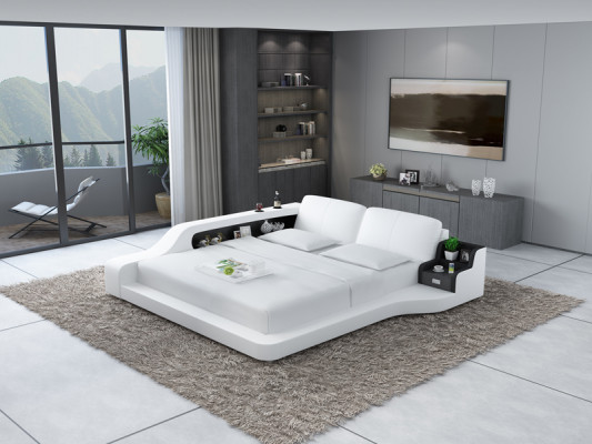 Designer Bett Polsterbett Luxusbett Duebelbett Ehebett Better 140/160/180 cm