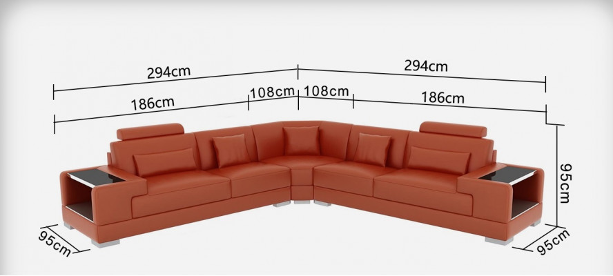 Liederkanapé Canapé Sofa Wunnlandschaft Eckkanapé Eck Modern Design Garnitur