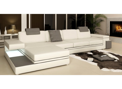 Design-Lieder-Sofa Sofa Couch Polster Wunnlandschaft Eck Garnitur Ecke
