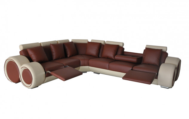Design Liederpolster XXL Sëtz Raum Sofa Canapé Designer Ecken Garnitur