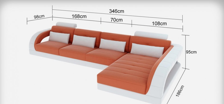 Ledersofa Couch Wunnlandschaft Eck Modern Ecksofa Design Sofa Garnitur