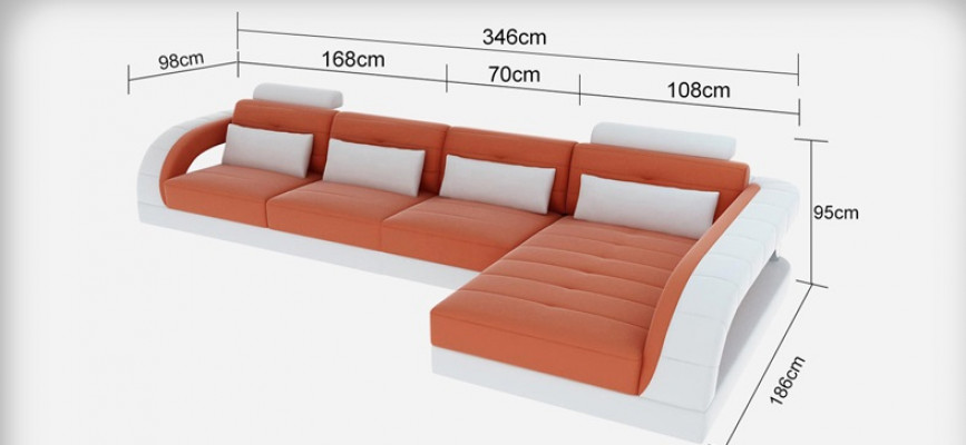 Lieder Eck Canapé Couch Polster Couchen Wunnlandschaft Luxus Garnitur
