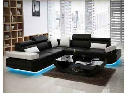 Wunnlandschaft Polster Eck Eck Sofa mat USB Garnitur Landschaft Lieder AlfredB