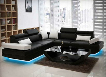 Wunnlandschaft Polster Eck Eck Sofa mat USB Garnitur Landschaft Lieder AlfredB