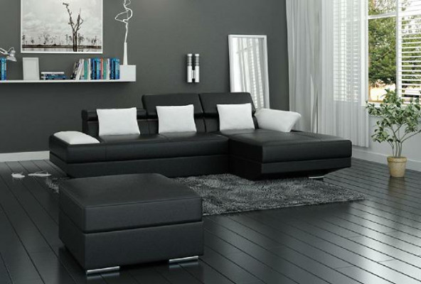 Wunnlandschaft Polster Eck Eck-Sofa Couch Garnitur Landschaft Lieder - 2719C Nei