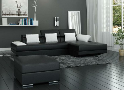 Wunnlandschaft Polster Eck Eck-Sofa Couch Garnitur Landschaft Lieder - 2719C Nei