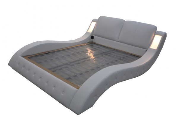 Luxusbett mat USB Polster Koppel Hotel Modern Better Lieder 140/160/180/200 cm