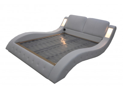 Luxusbett mat USB Polster Koppel Hotel Modern Better Lieder 140/160/180/200 cm