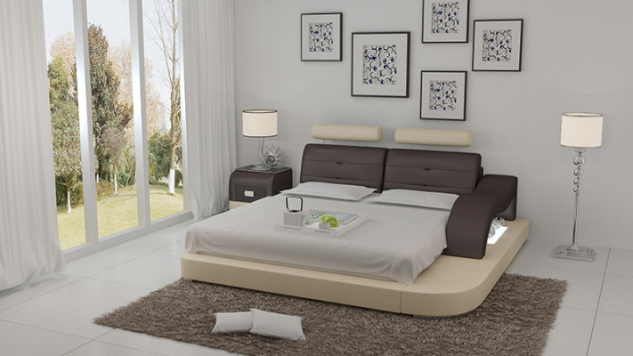Designer Bett Polsterbett Luxusbett Duebelbett Ehebett Better 140/160/180 cm