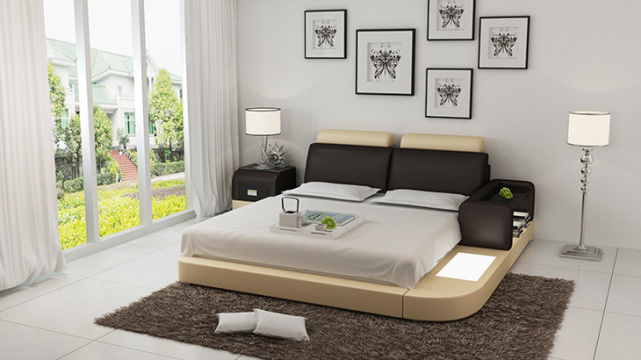 Designer Bett Polsterbett Luxusbett Duebelbett Eebett Better 140/160/180 cm