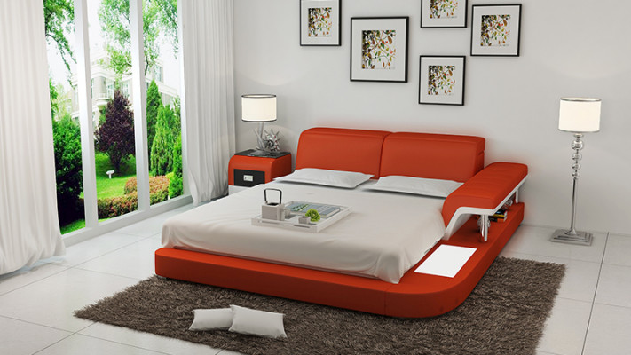 Designer Bett Polsterbett Luxusbett Duebelbett Ehebett Better 140/160/180 cm