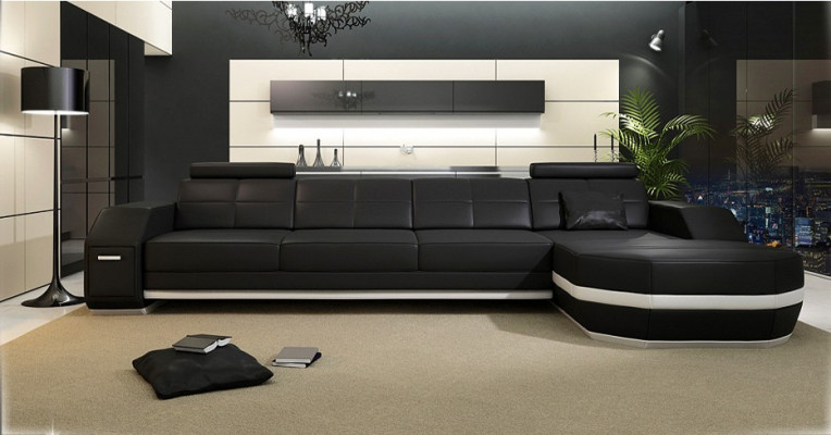 Design Eckcouch Sofa Polstersuite Liederdivan Ecke Wunnlandschaft PH300B