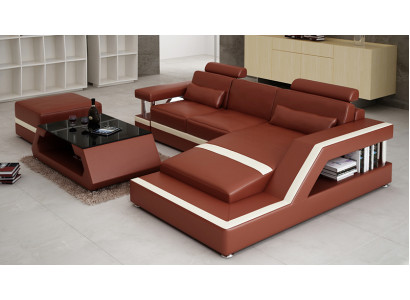 Liederfabrikatioun Modern Canapé Wunnlandschaft Eck Dekor Eckcouch Design Garnitur