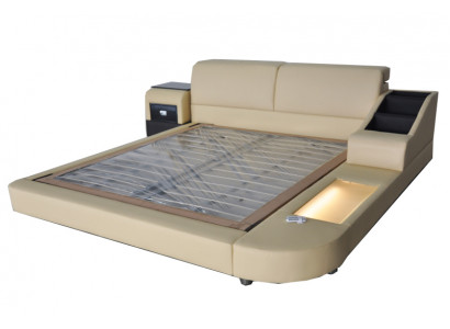 Exklusiv Multi-Funktioun Duebel Better Hotel Bestietnes Polster Lieder Design Bett Luxus Nei