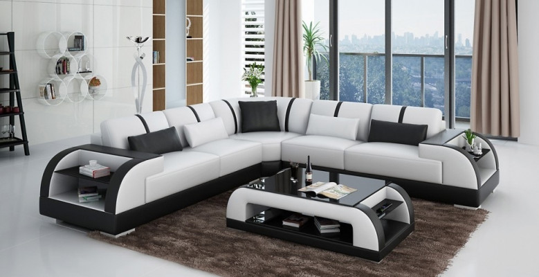 Wunnlandschaft Ecksofa Designer Sofa Eckcouch Polstersëtz Eck Nei Rodos SW