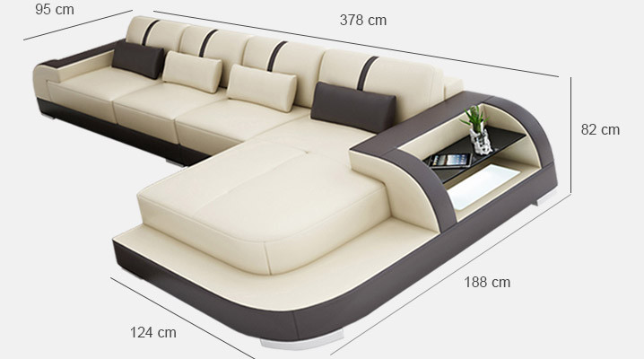 Ecksofa Sofa Couch Polster Wunnlandschaft Polstereck Designsofa Ledersofa LubyB