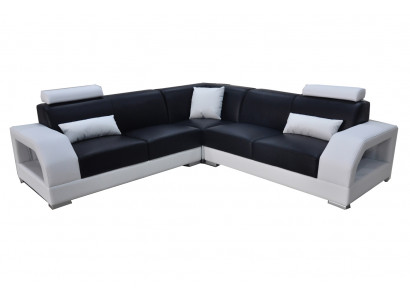 XXL Couch Ecksofa Lieder Wunnlandschaft Garnitur Design Modern Sofa L-Form G8001B