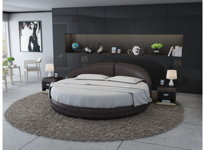 Ronnebett Designbett Polsterbett Designerbett Polster Ronn XXL Luxus Kinnek Gréisst