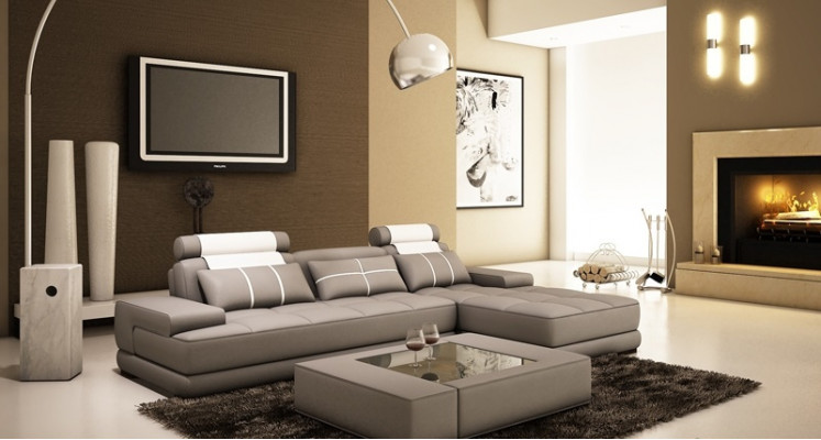 Ecksofa Polster Canapé Sofa Wunnlandschaft Sëtz Eck Garnitur Lieder Textil Paräis